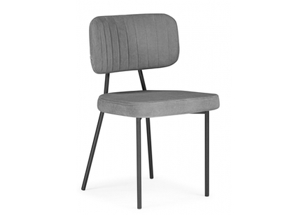 Стул на металлокаркасе Woodville Вакао антрацитовый brendy stone 28, черный
