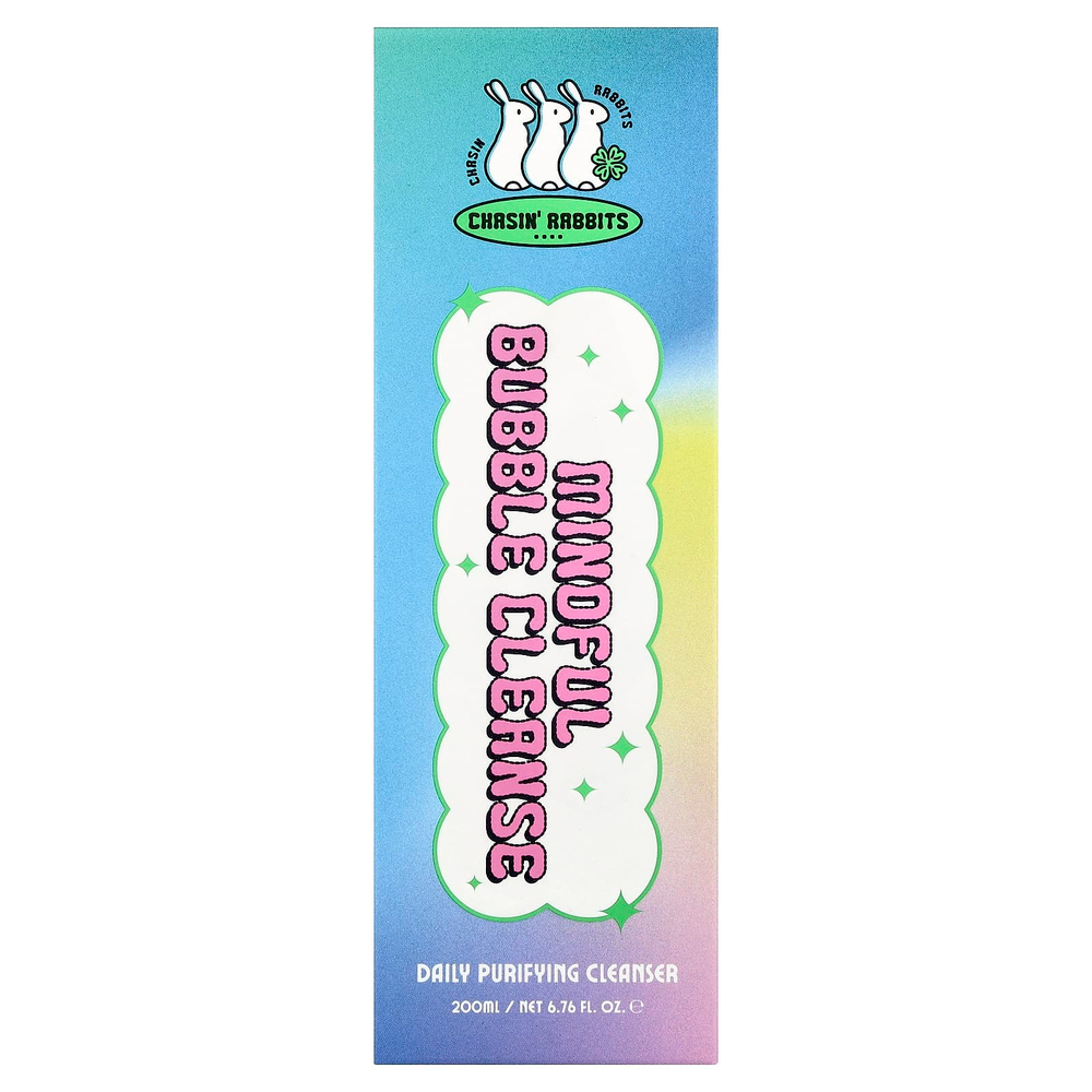 Chasin' Rabbits, Mindful Bubble Cleanse, ежедневное очищающее средство, 200 мл (6,76 жидк. Унции)