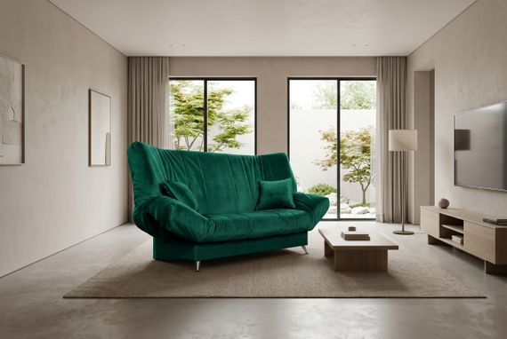 Диван Казанова - Велютто/Velutto  33 изумрудный