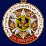 Памятная медаль "За службу в войсках РХБЗ"
