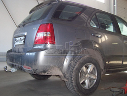 Фаркоп оцинкованный Galia K028A для Kia Sorento 2002-2009(паспорт и сертификат в комплекте)(без электрики)