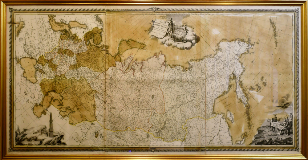 Генеральная карта Российской империи. 1776 год. Tabula Geographica Generalis Imperii Russici ...