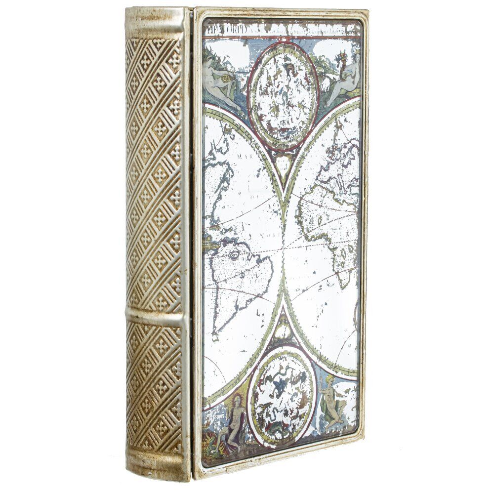 GAEM Шкатулка-книга с зеркальным элементом, L15,5 W5 H26 см