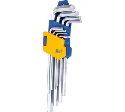 Ключи имбусовые шестигранные, 9шт Kraft