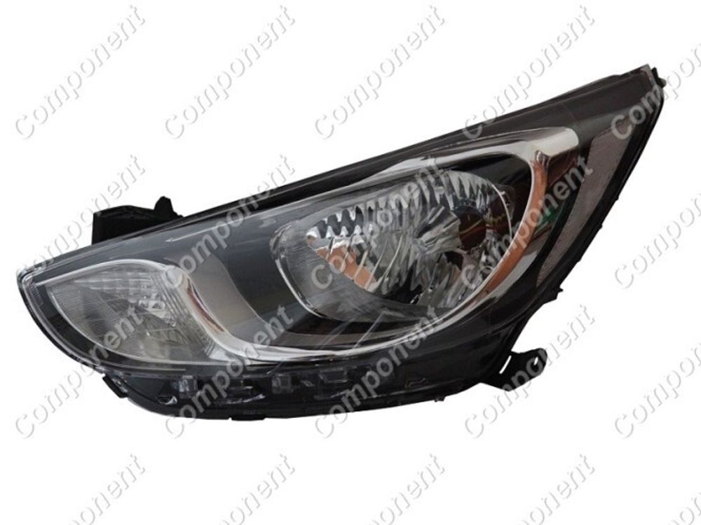 Фара Hyundai Solaris лев. / эл.корр./ с 2010 г. до 2015 г. (COMPONENT)