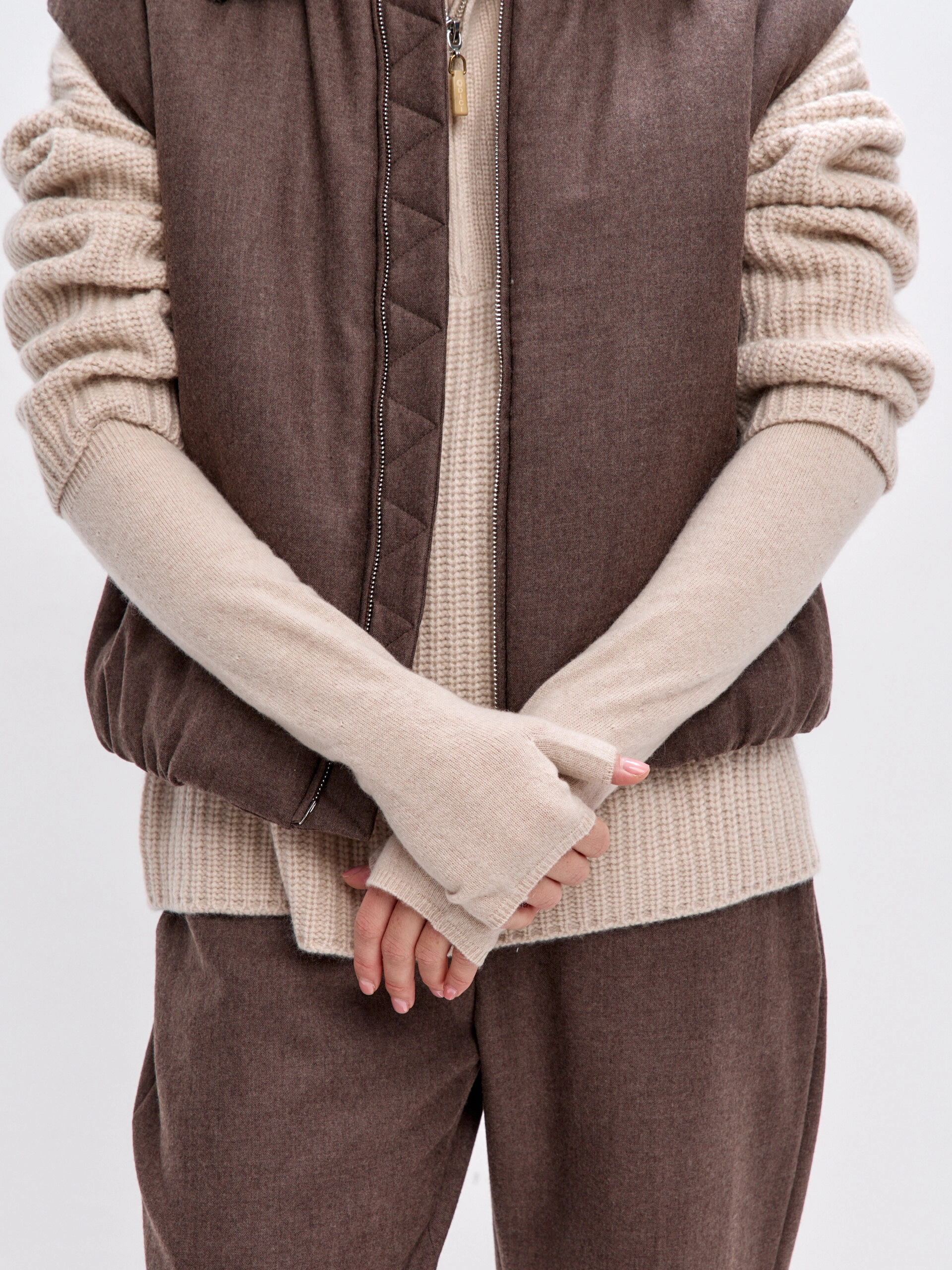 Митенки из кашемира