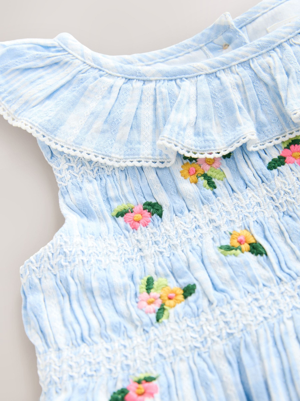 Сарафан для девочки Next E99-255, Голубой