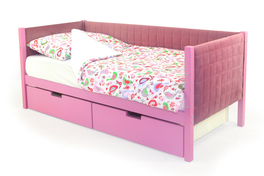 Детская кровать-тахта мягкая Бельмарко Svogen лаванда