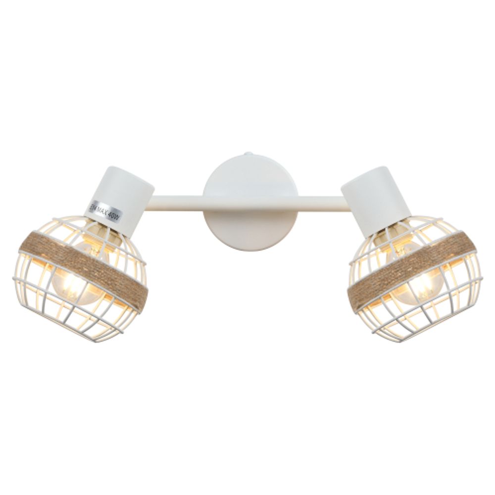 Светильник настенно-потолочный спот Rivoli   7034-702 2 x E14 40 Вт поворотный