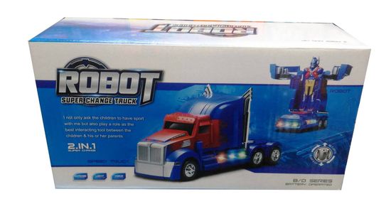 Робот-Трансформер " Оптимус" 2 в 1 ( свет, звук )