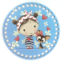 Донышко Принт Детское 15см Дизайн Девочки в ассортименте