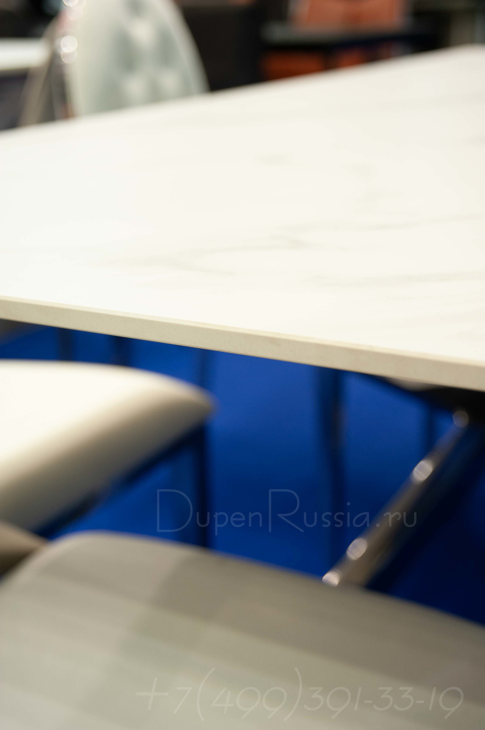 Стол T088 (180) камень белый матовый Calacata