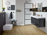 Клавиша смыва Villeroy&Boch ViConnect 922400RA Серая глянцевая стекло