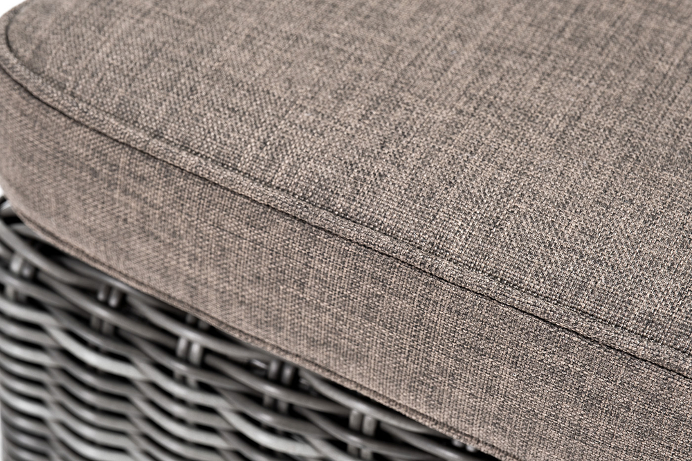 "Рим" шезлонг с подушкой, цвет графит