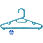 Плечики для одежды 2шт «ЭКЛАТТИ», цвет бирюзовый, 37*18см (Лейбл Селфи)