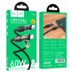 Кабель TypeC x TypeC -1.2 метра Hoco U116 (3А/60W)