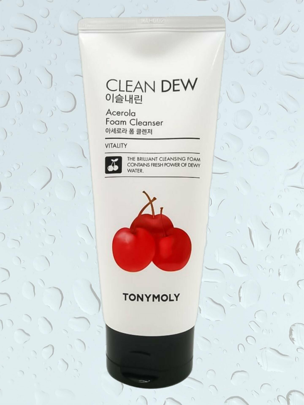 TONY MOLY пенка для умывания Clean Dew с экстрактом ацеролы, 180 мл