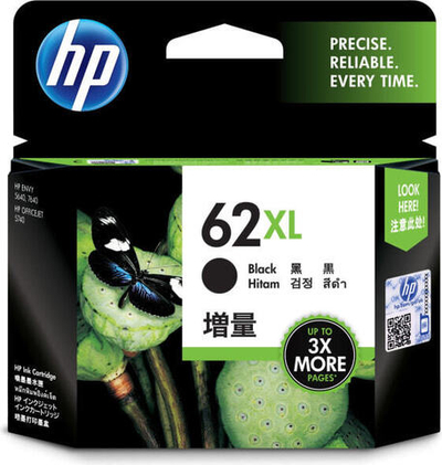 HP 62XL Подлинный Высокая (XL) Черный C2P05AE