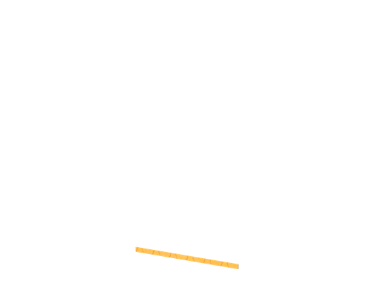 Отбойник для стеновой панели с рустом "Волны" 120х1,2х30