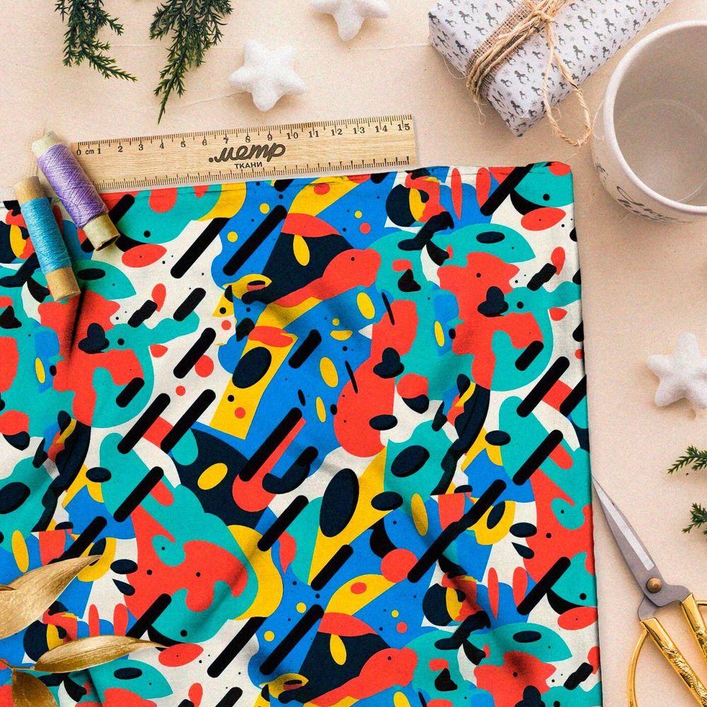 Ткань премиум бифлекс кристальные взгляды