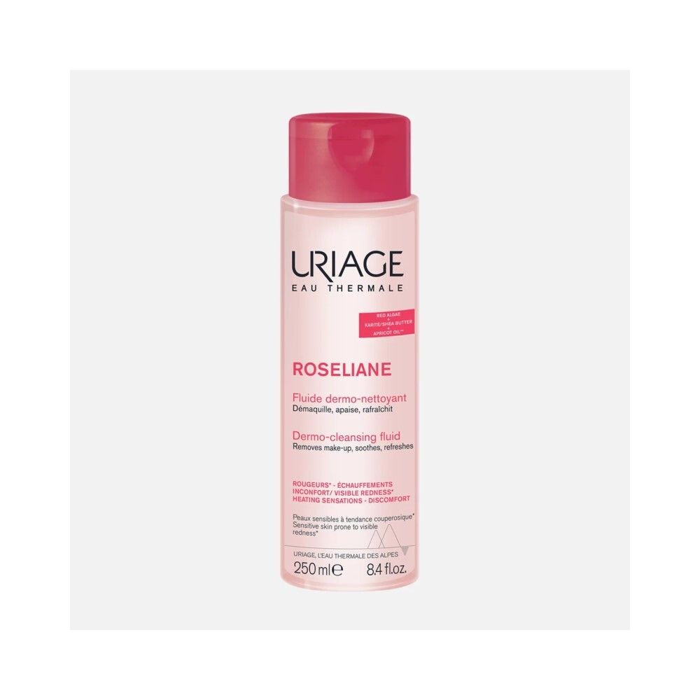 Uriage Roseliane Dermo-Cleansing Fluid Дермоочищающая эмульсия для лица, 250мл
