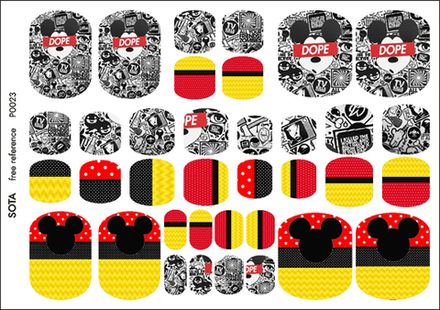 Sota Пленки для дизайна ногтей, педикюра P0023