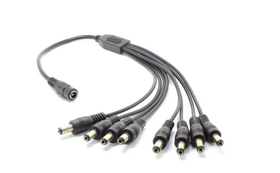 Кабель-разветвитель 2,1*5,5 на 8 камер видеонаблюдения