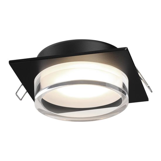 371028 WIR NT25 570 черный Светильник встраиваемый IP20 GX53 12Вт 220-240V GEM