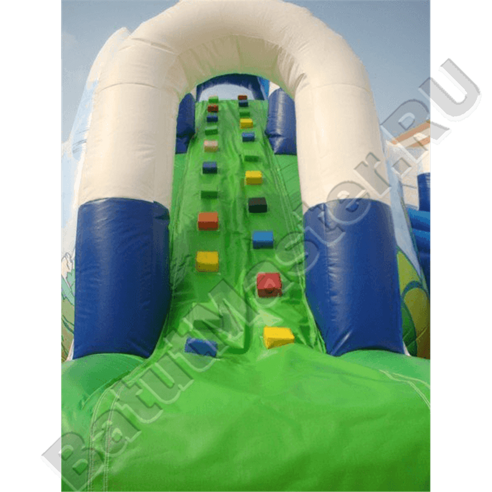 Коммерческий надувной батут «Ледяная гора», 12,5×11,5×9 м