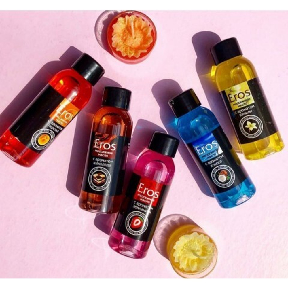 Массажное масло Биоритм Eros Sweet, аромат ванили, 50 мл