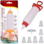 Декоратор для крема с 8 насадками H80-3