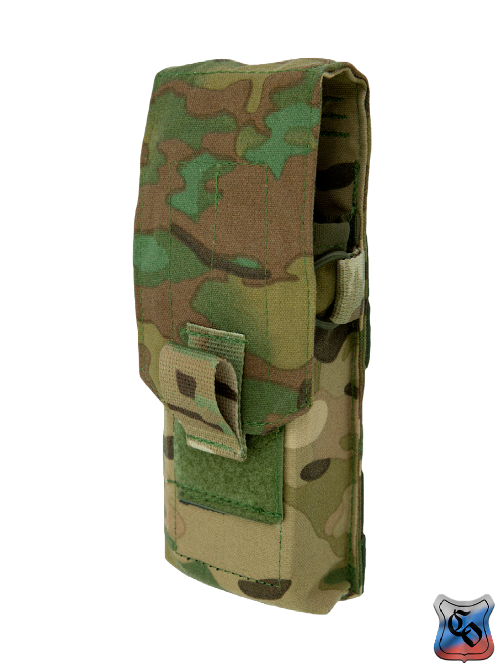 Подсумок SSO 1АК103 MOLLE с кнопками, липучкой и утяжкой. Мультикам