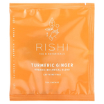 Rishi Tea, органический чай с куркумой и имбирём, без кофеина, 15 пакетиков, 46,5 г (1,64 унции)