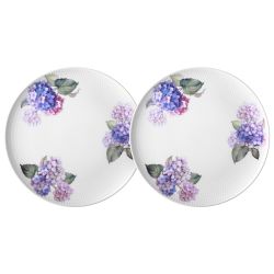 НАБОР ТАРЕЛОК ОБЕДЕННЫХ LEFARD "HORTENSIA" 2 ШТ. 25,5 СМ (КОР=12НАБ.)
