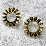 Швензы-гвоздики, цвет золото, размер 18*18 мм, цена за пару