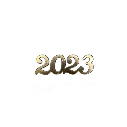 Декор акриловый "2023 г" 5 см