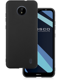 Чехол ROSCO для Nokia C20;Nokia C10 оптом (арт. NK-C20-COLOURFUL-BLACK)