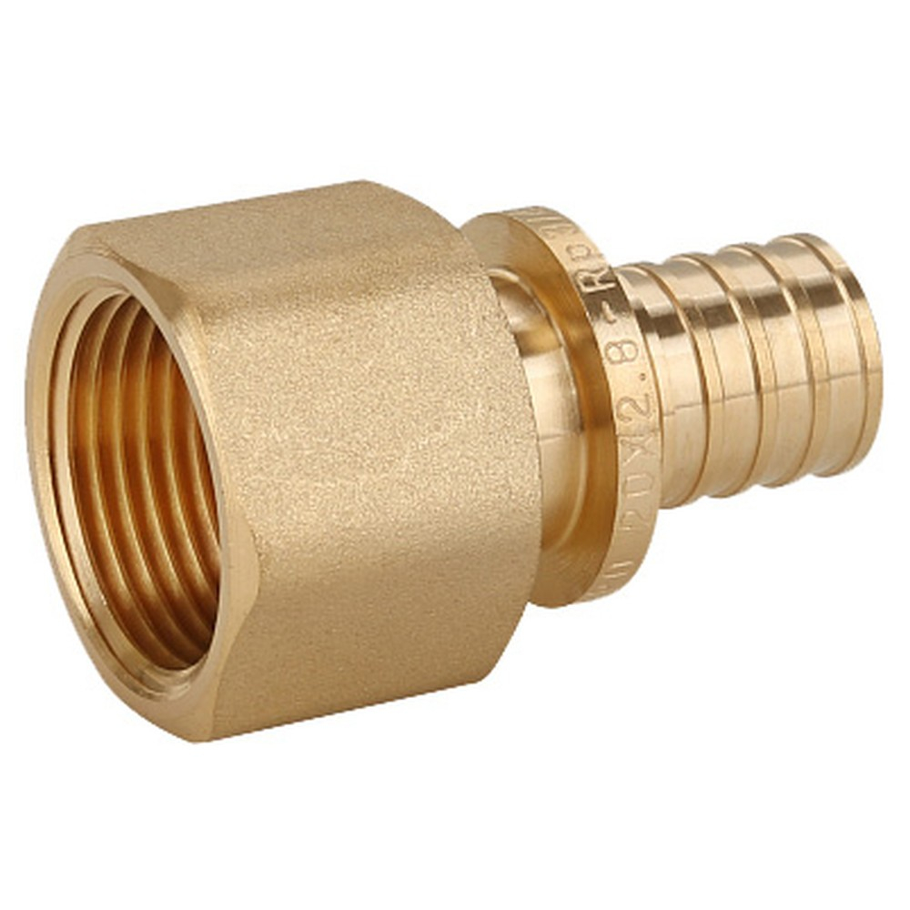 Переходник Gappo с внутренней резьбой латунный 25-Rp 3/4"