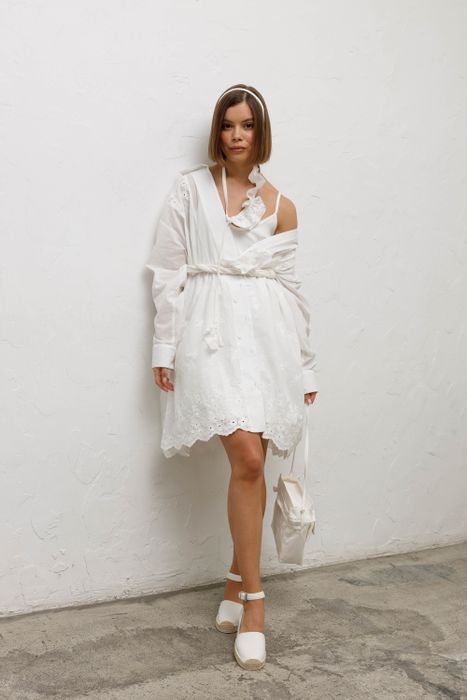 ПЛАТЬЕ КАНТИ МОЛОЧНЫЙ