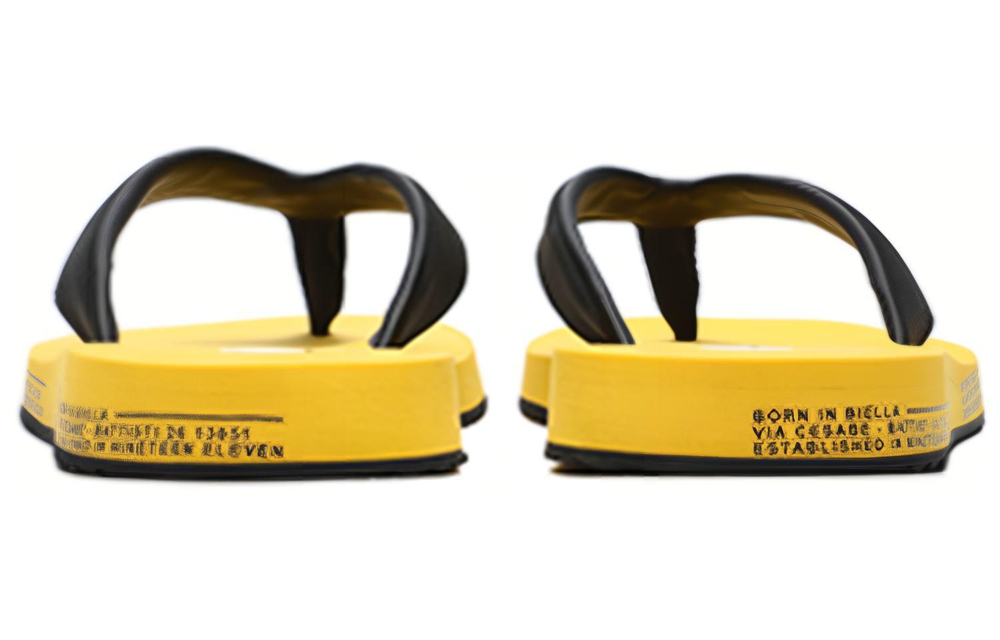 FILA Trevi Slides "Yellow Black"