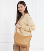 Кожаная сумка хобо borsa pelle GIANNI CHIARINI - коричневый(BS 10635 GRN-NA)