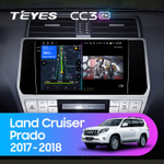 Teyes CC3 2K 10,2"для Toyota Land Cruiser Prado 2017-2018