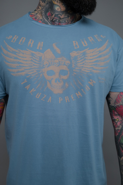 Футболка синяя Yakuza Premium 3817