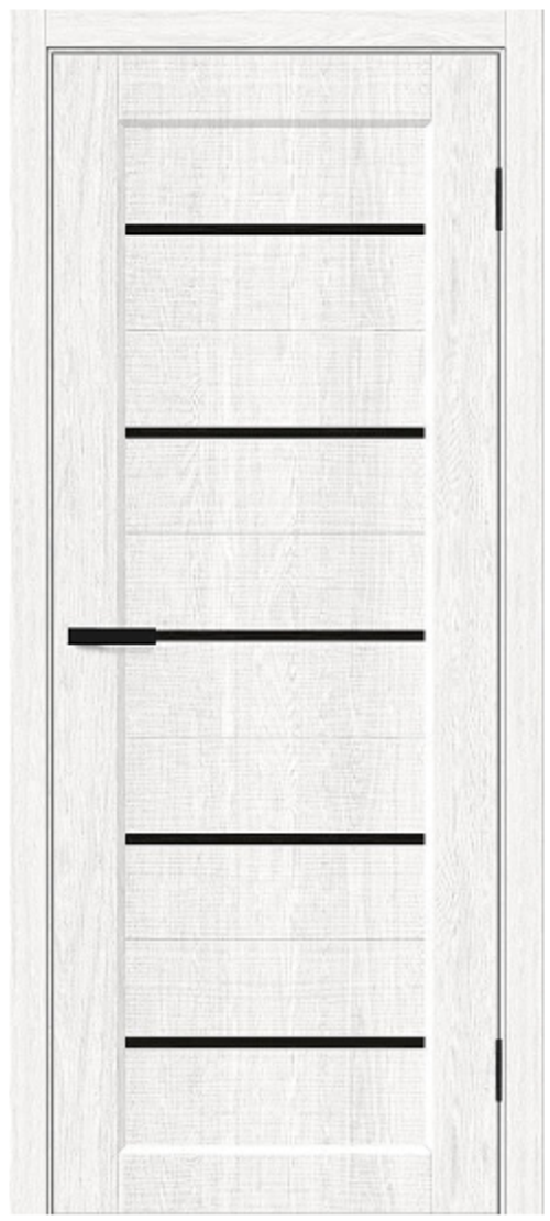 Дверное полотно Мода-22 Вайт Дримлайн Блек Лайн 200х80мм