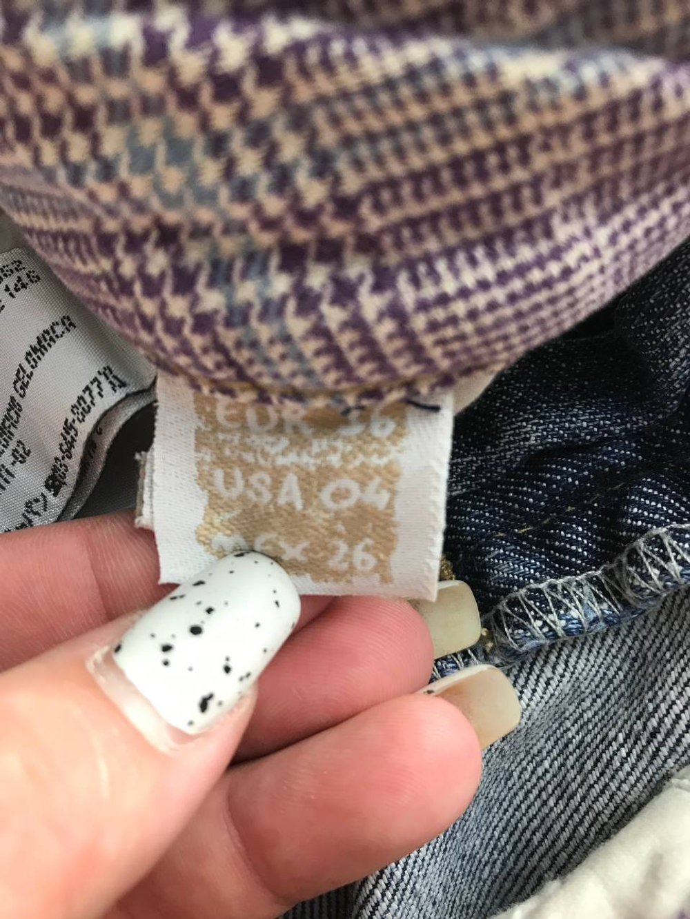 Юбка джинсовая короткая, маркировка 36, визуально 42 размер