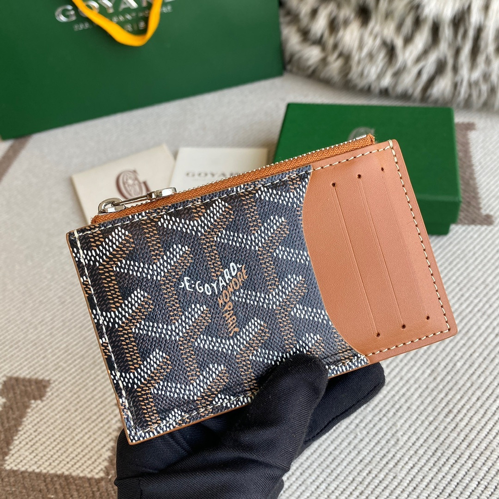 Goyard Bourbon Zipped Card Holder (11 colors)