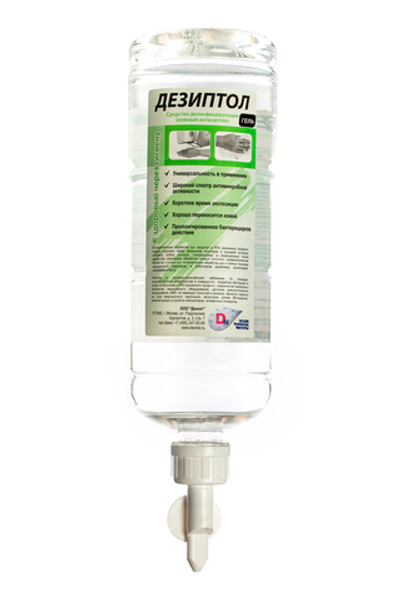 Дезиптол гель кожный спиртовой антисептик - диспенсопак 1 л