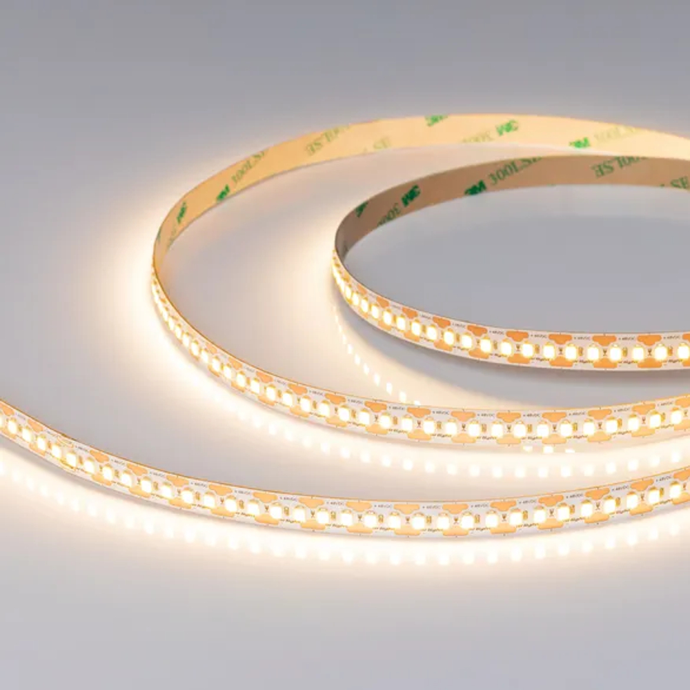 Светодиодная лента UL-A180-10mm 48V Warm3000-CX2 (19 W/m, IP20, 10m) (Arlight, 7 лет) 063797