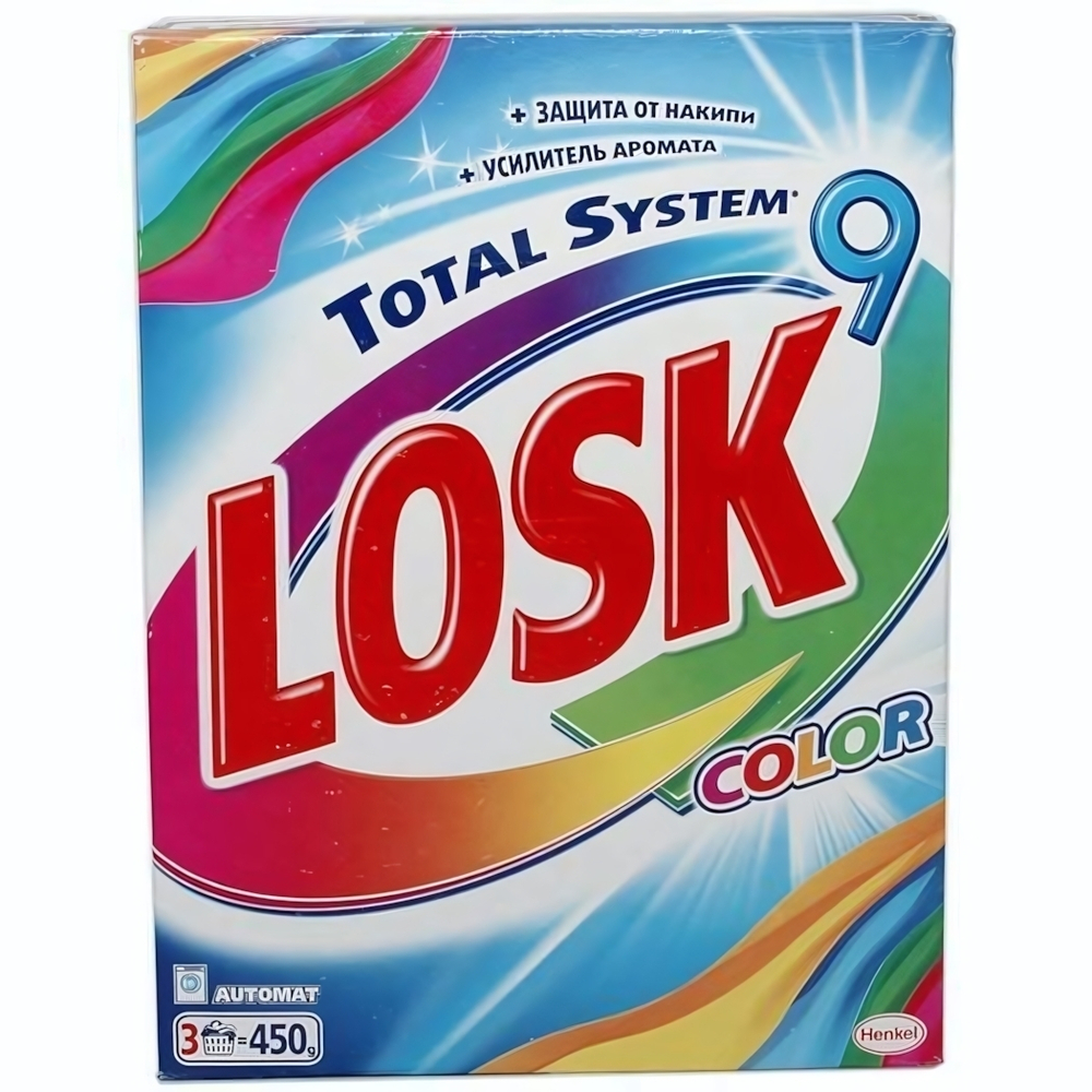 Порошок стиральный ЛОСК Автомат Колор 450 г