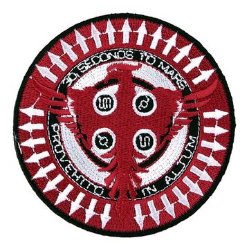Нашивка 30 seconds to Mars (круглая)